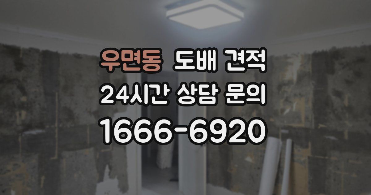 우면동 도배 견적