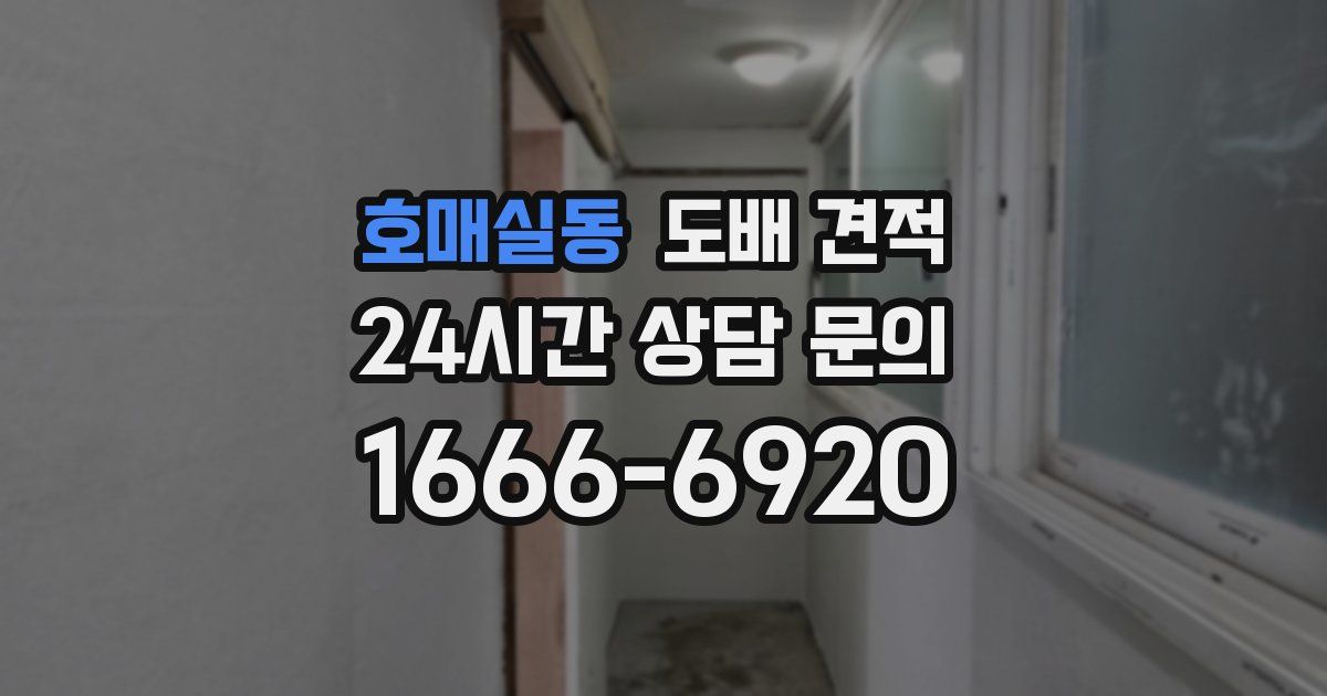 호매실동 도배 견적