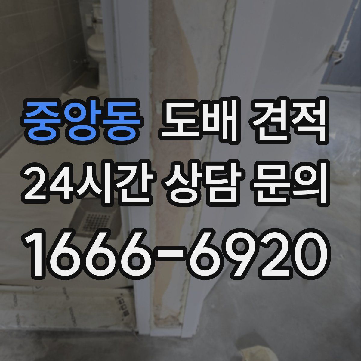 중앙동 도배 견적