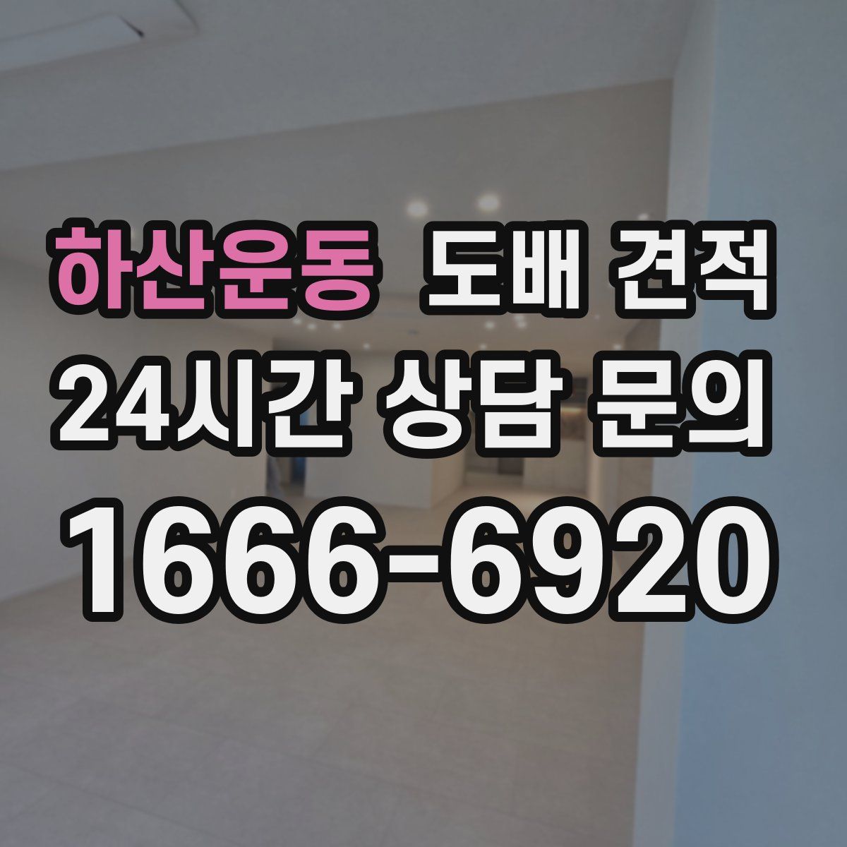 하산운동 도배 견적