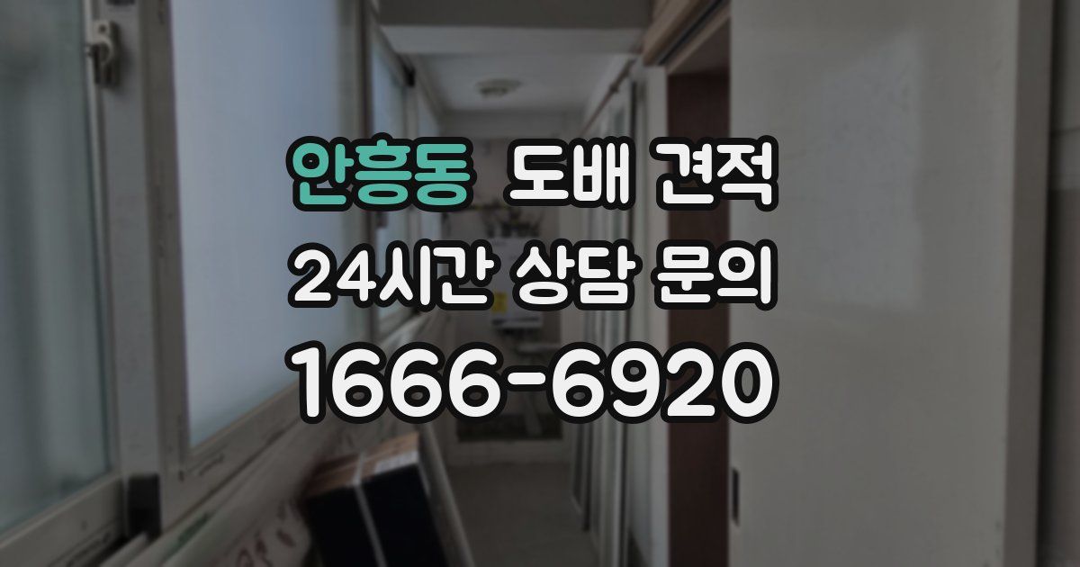 안흥동 도배 견적