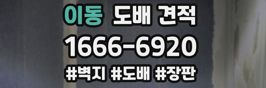 이동 도배 견적