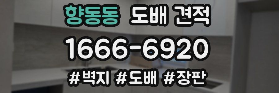 향동동 도배 견적