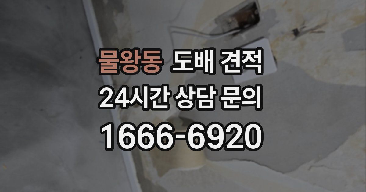 물왕동 도배 견적