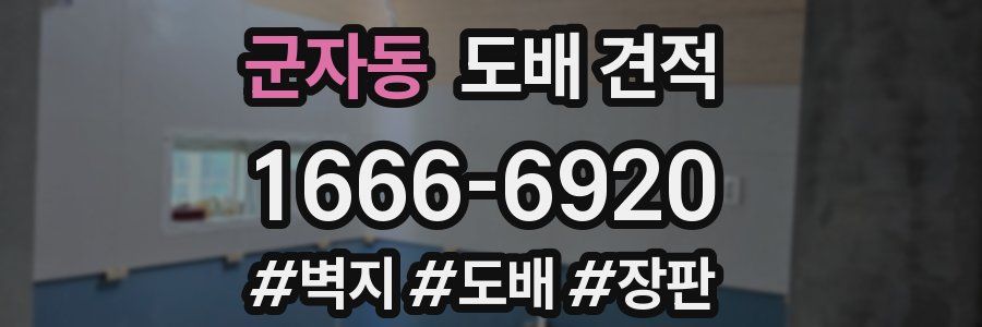 군자동 도배 견적