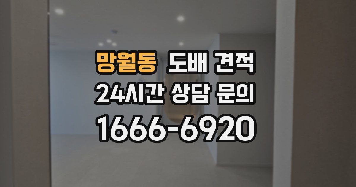 망월동 도배 견적