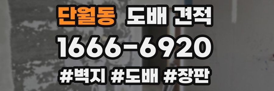 단월동 도배 견적