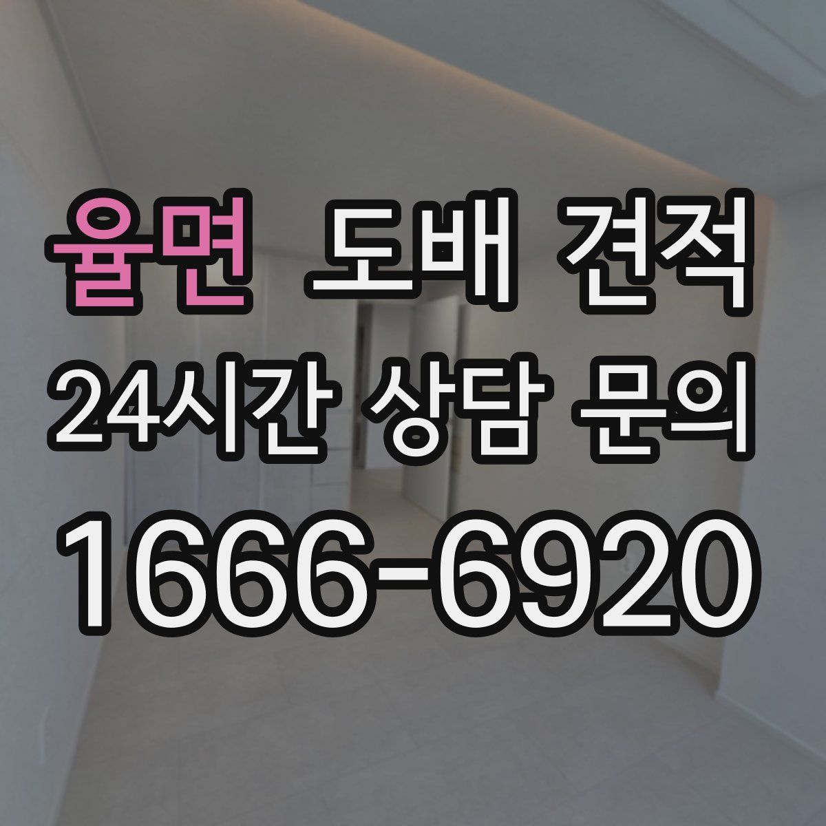 율면 도배 견적