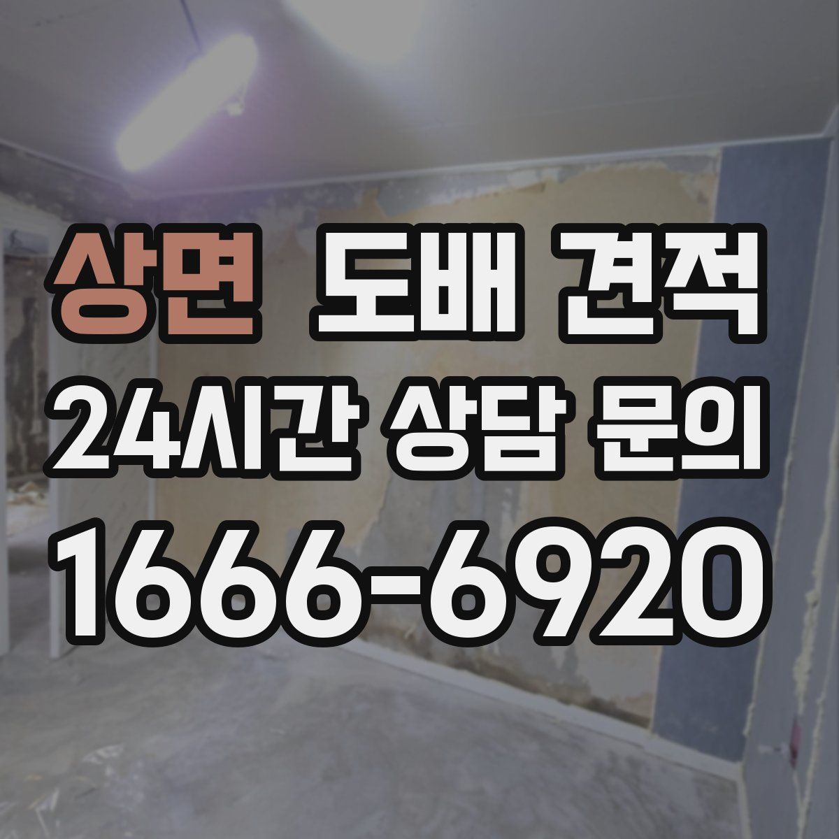 상면 도배 견적