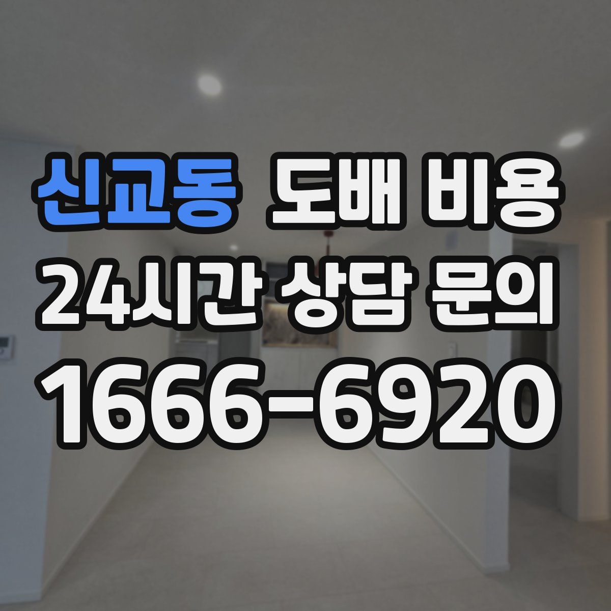 신교동 도배 비용
