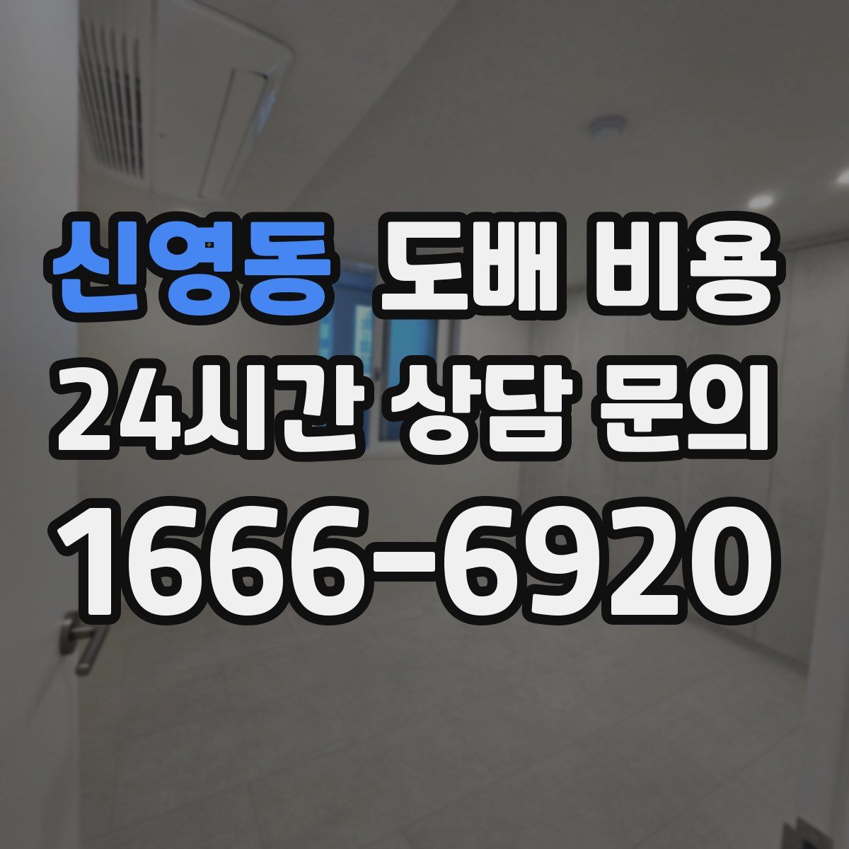 신영동 도배 비용