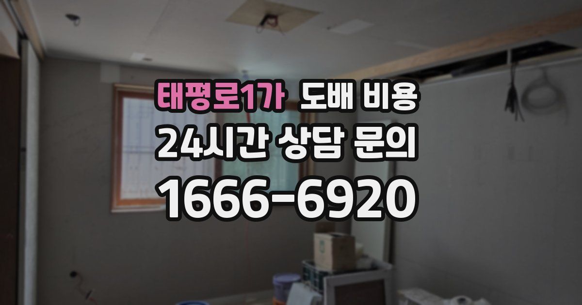 태평로1가 도배 비용