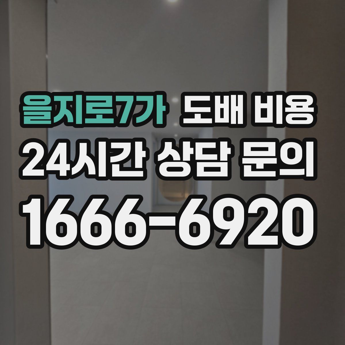 을지로7가 도배 비용