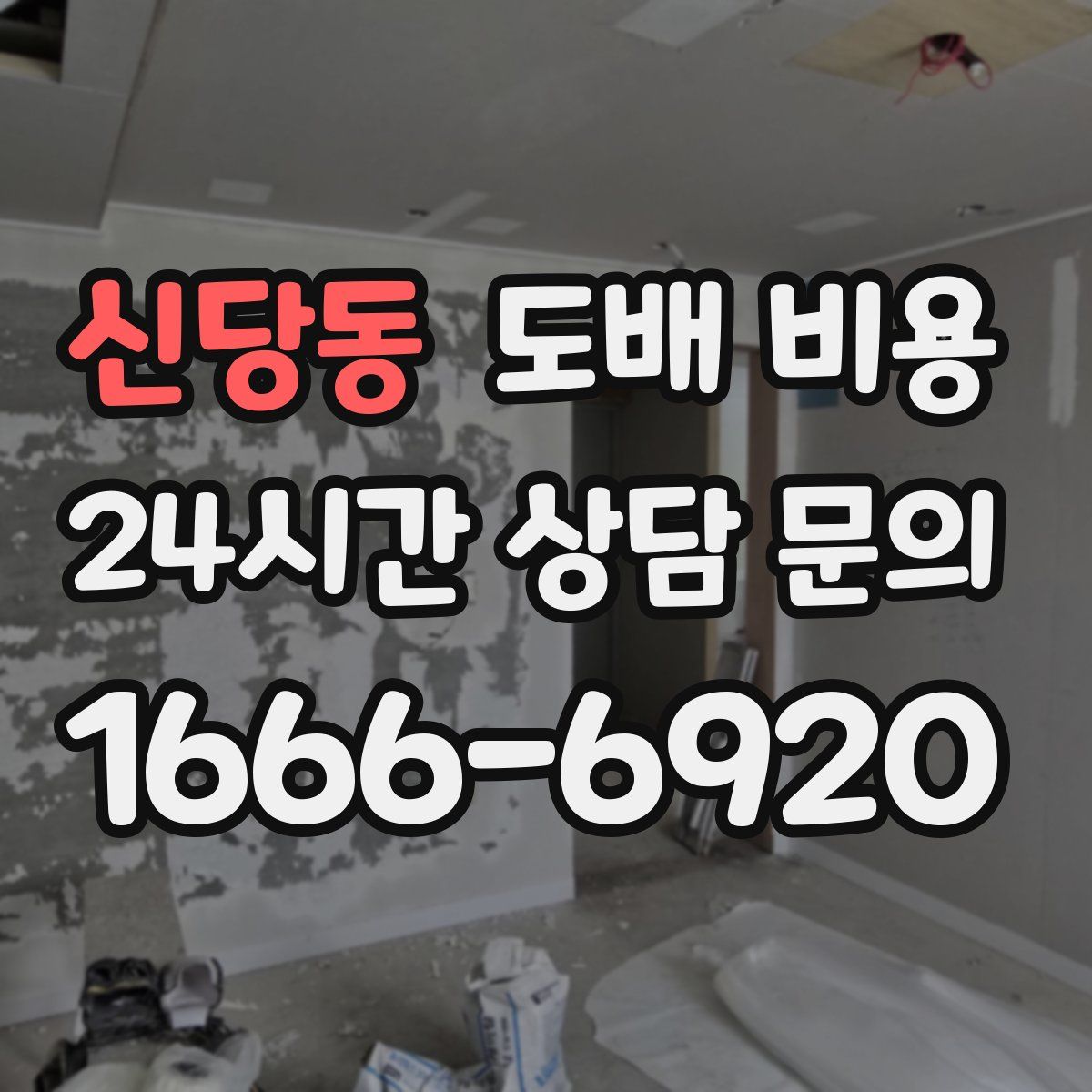 신당동 도배 비용