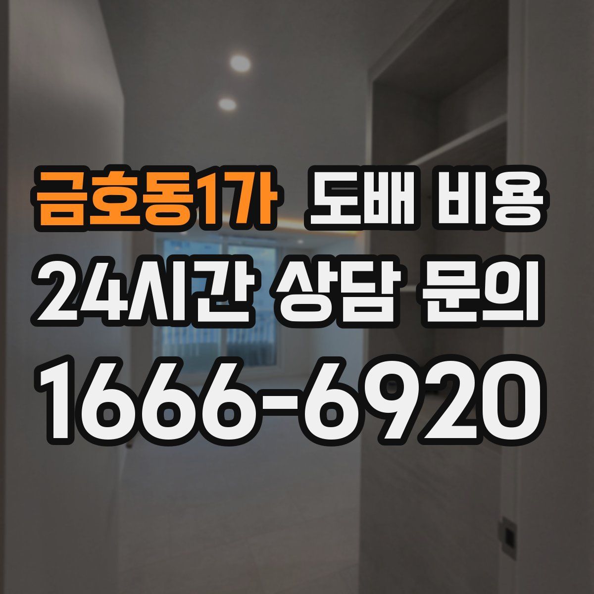 금호동1가 도배 비용