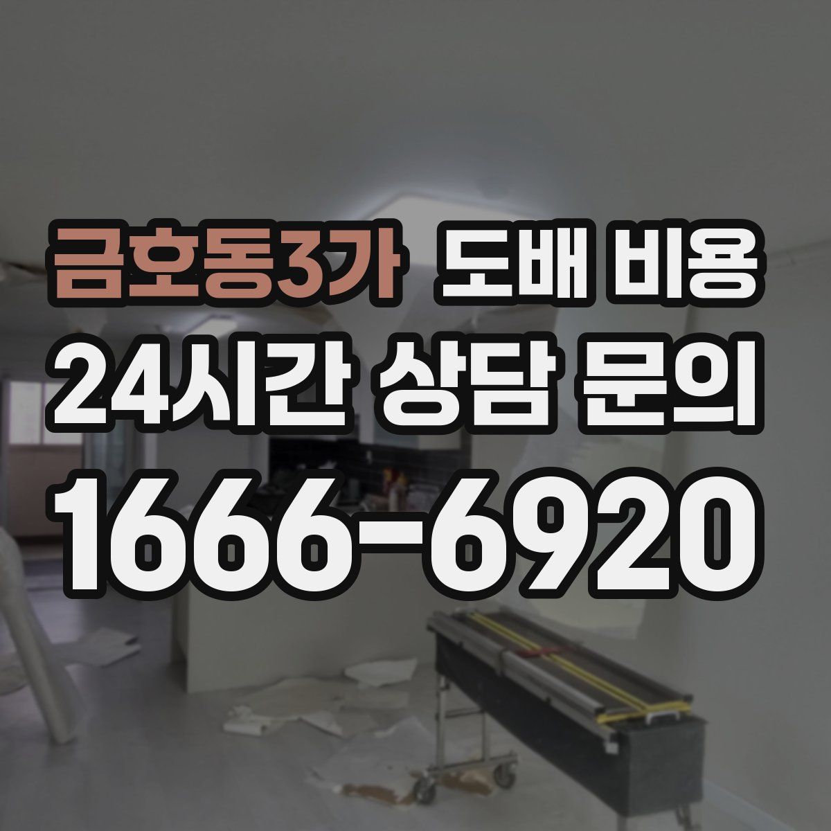 금호동3가 도배 비용