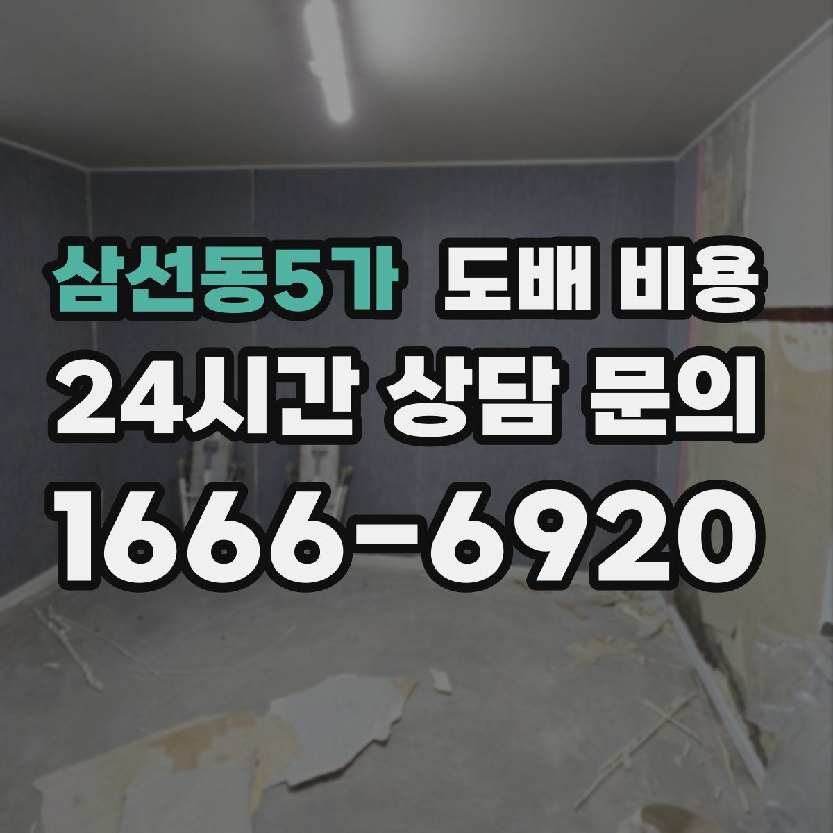삼선동5가 도배 비용
