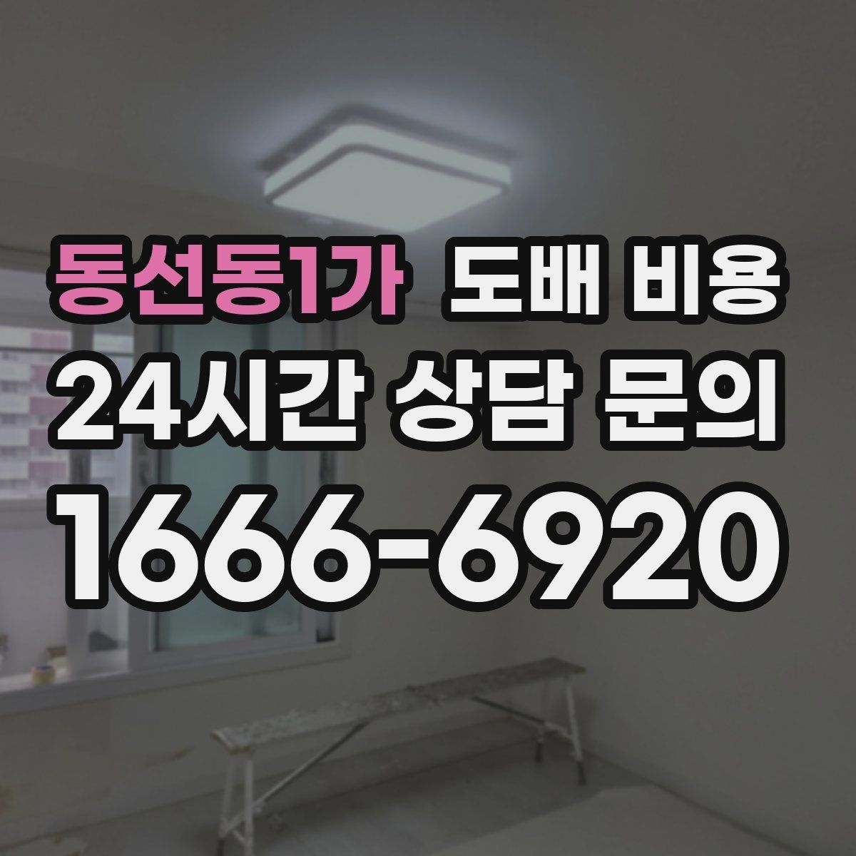 동선동1가 도배 비용