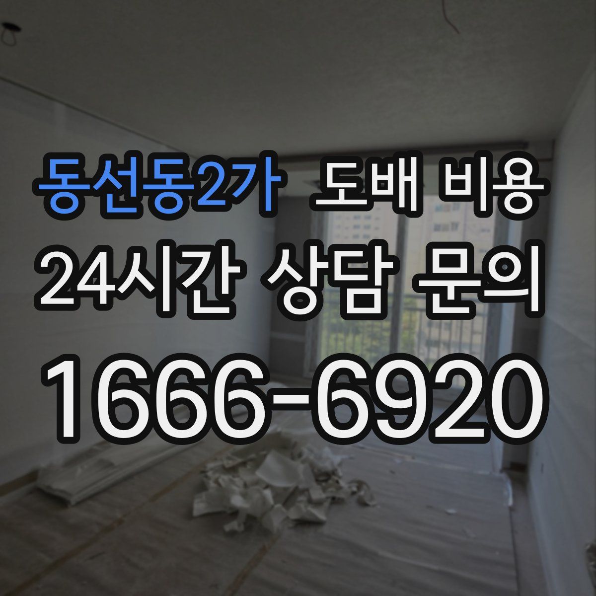 동선동2가 도배 비용