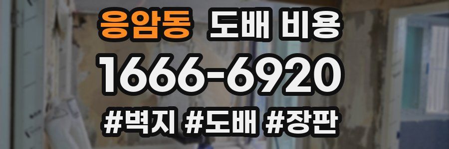 응암동 도배 비용