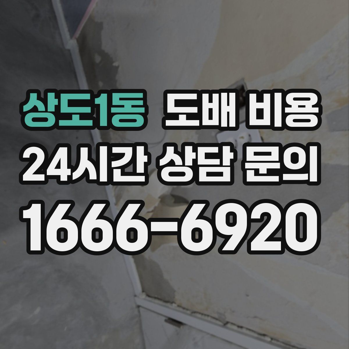상도1동 도배 비용