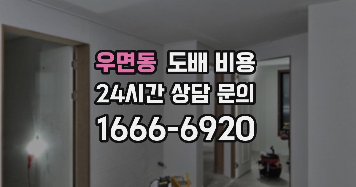 우면동 도배 비용