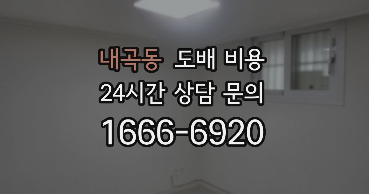 내곡동 도배 비용