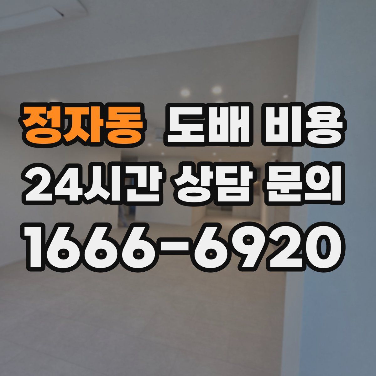 정자동 도배 비용