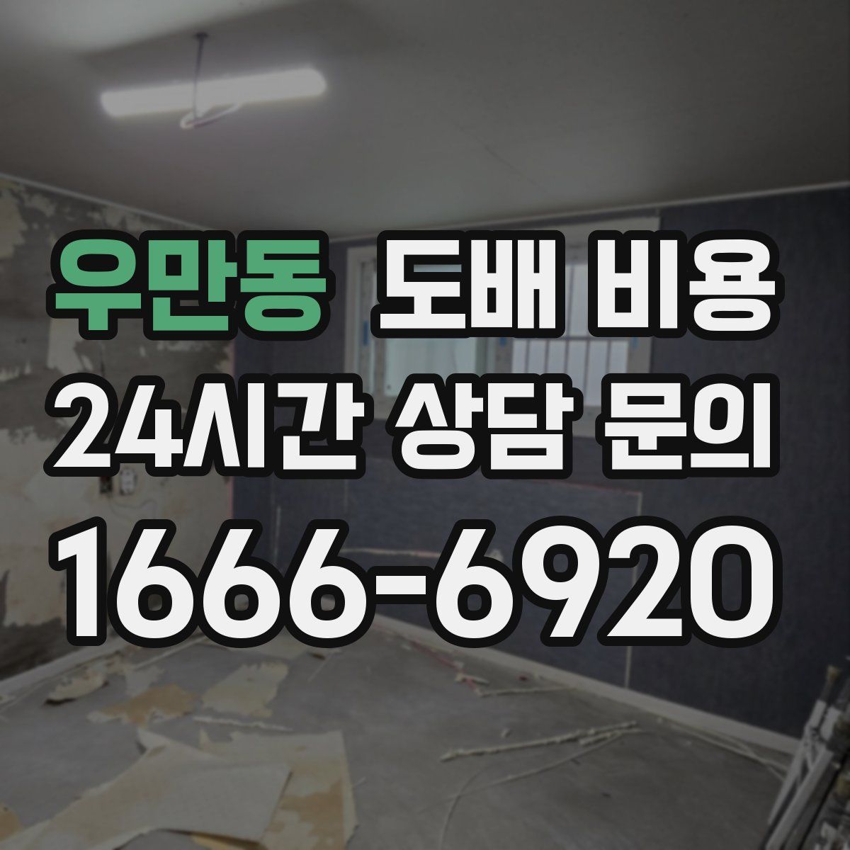 우만동 도배 비용