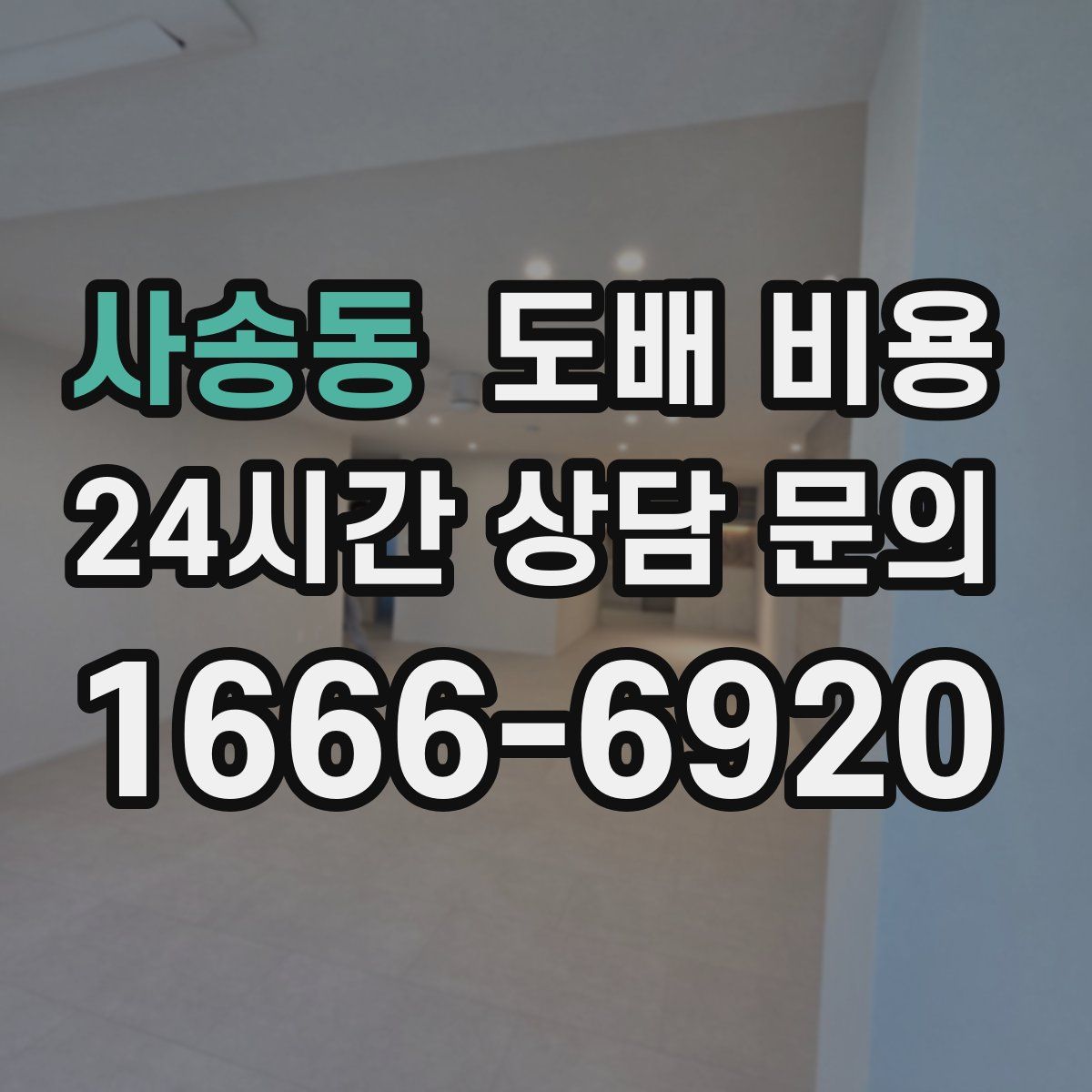 사송동 도배 비용
