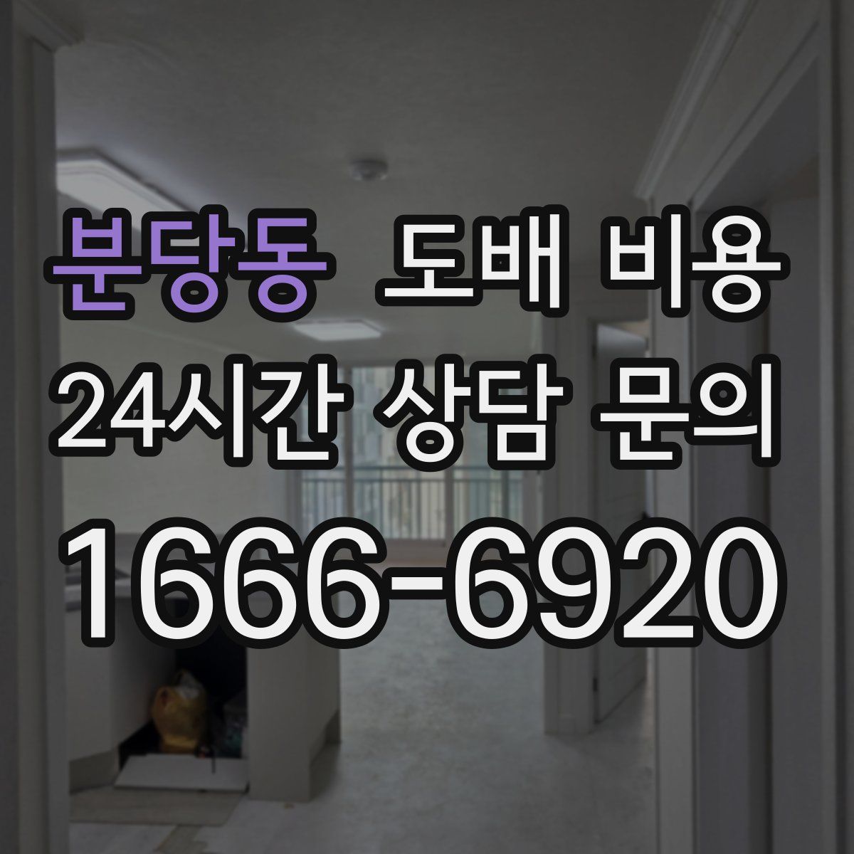 분당동 도배 비용