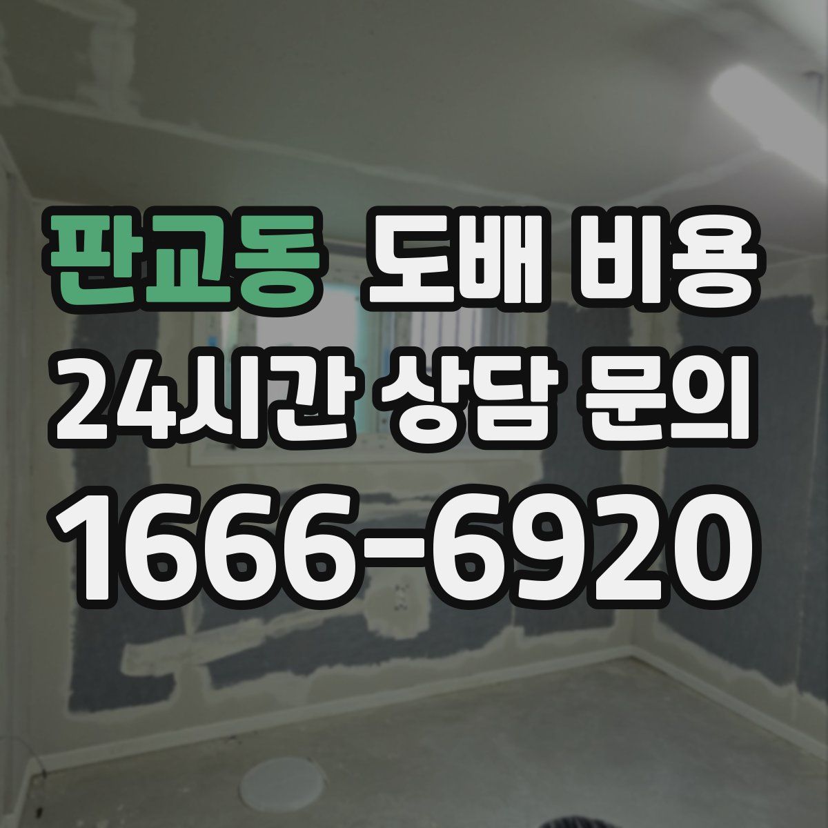 판교동 도배 비용