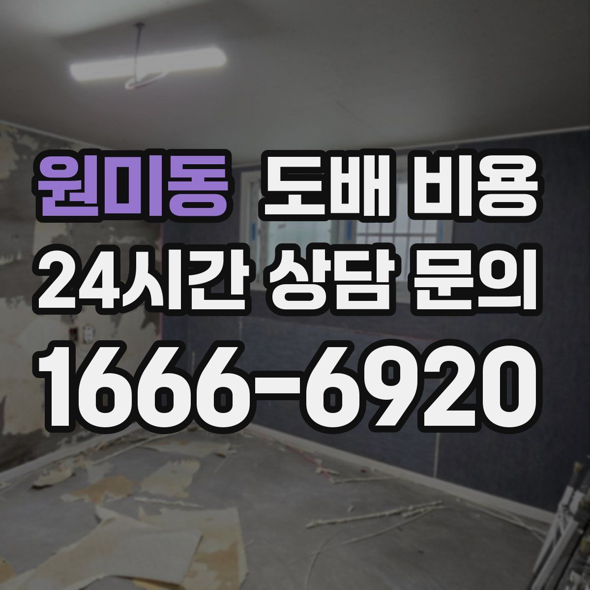 원미동 도배 비용