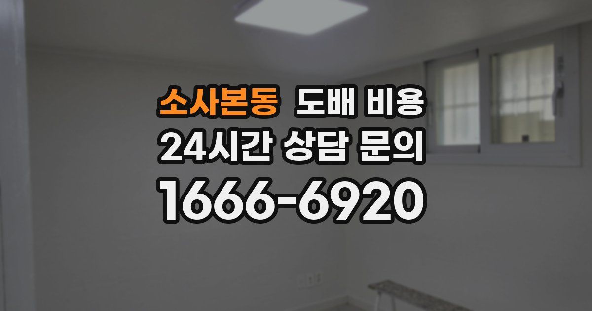 소사본동 도배 비용