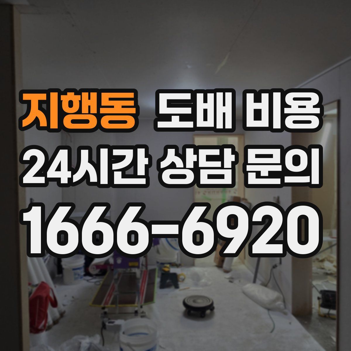 지행동 도배 비용