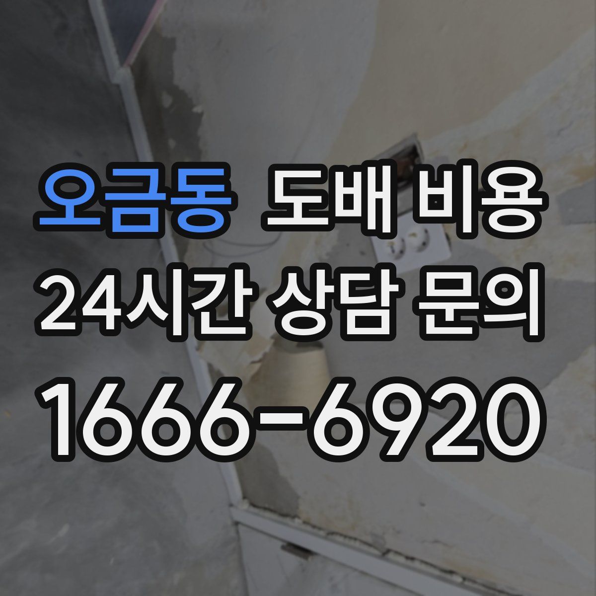 오금동 도배 비용