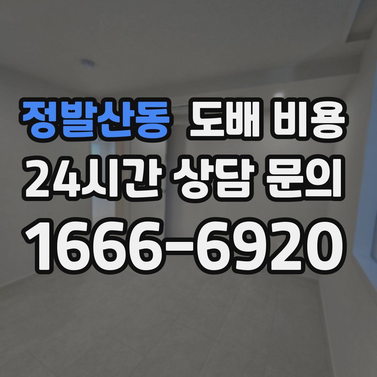 정발산동 도배 비용