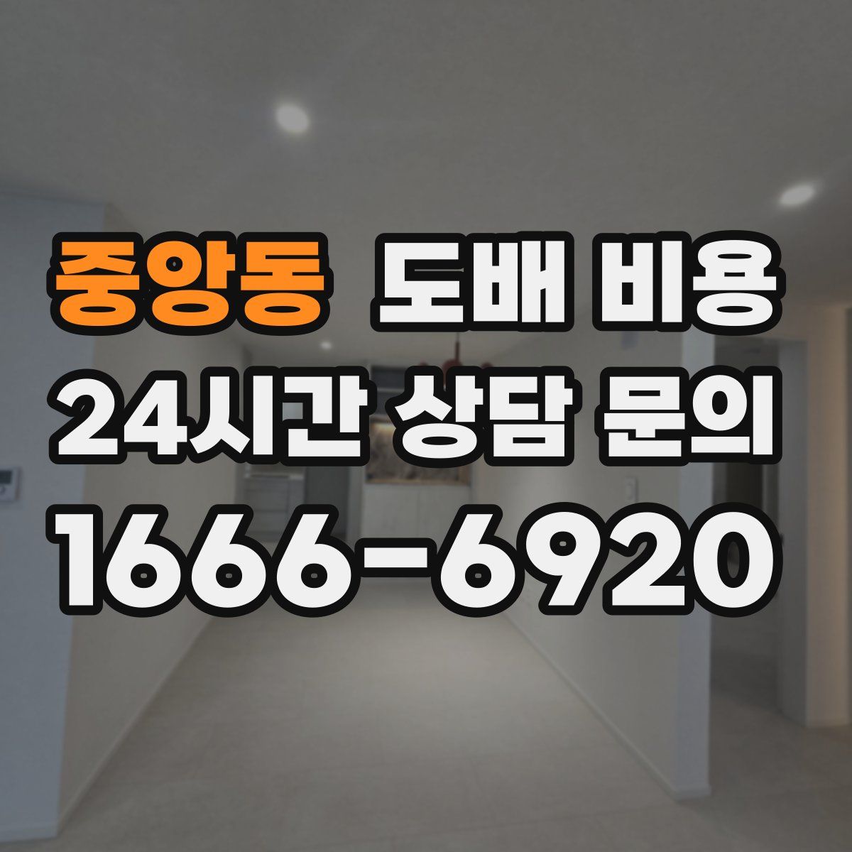 중앙동 도배 비용