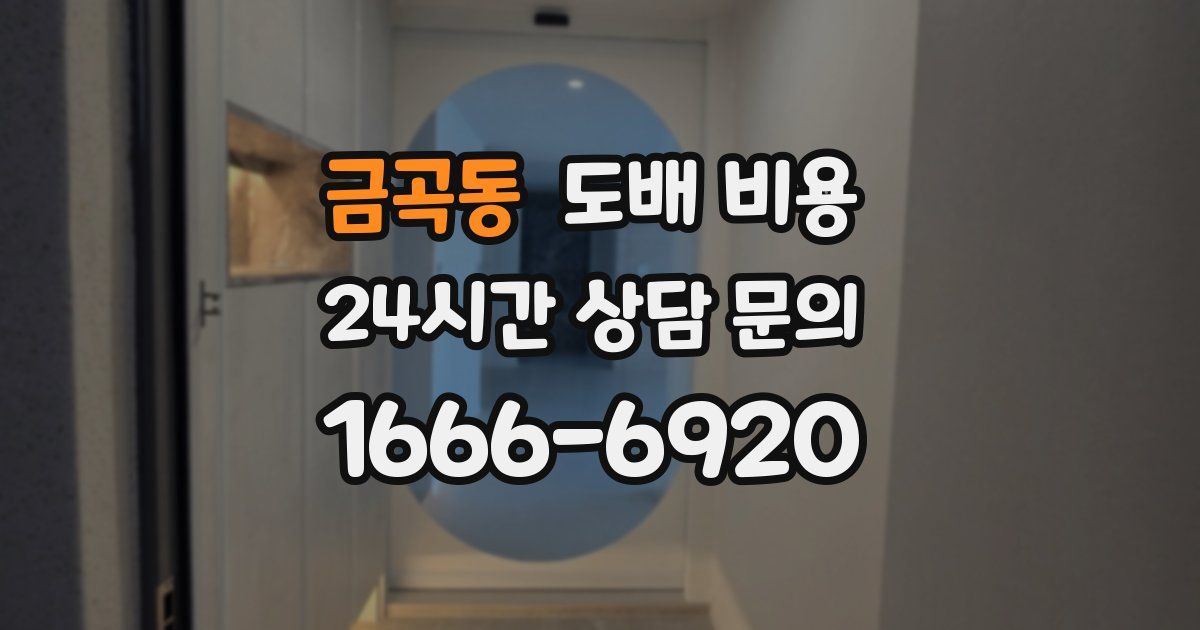 금곡동 도배 비용