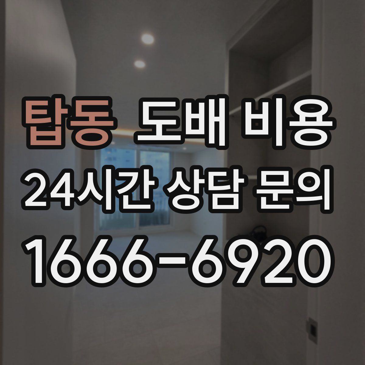 탑동 도배 비용