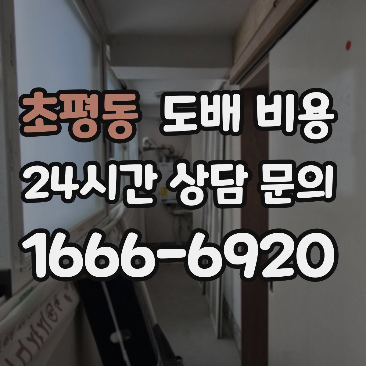 초평동 도배 비용