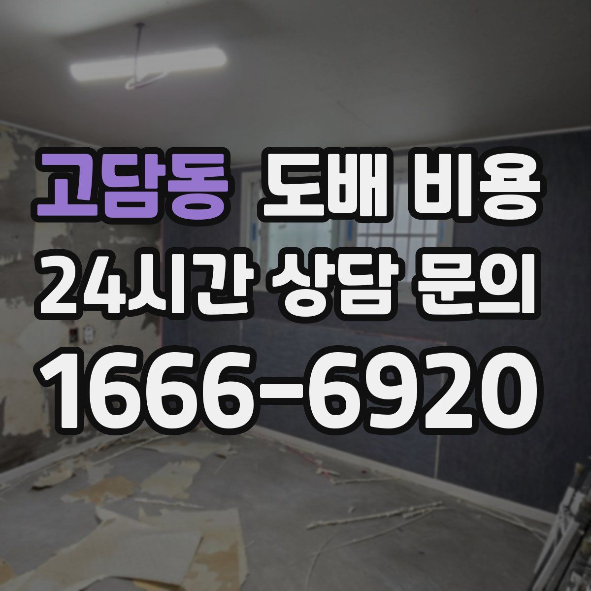 고담동 도배 비용
