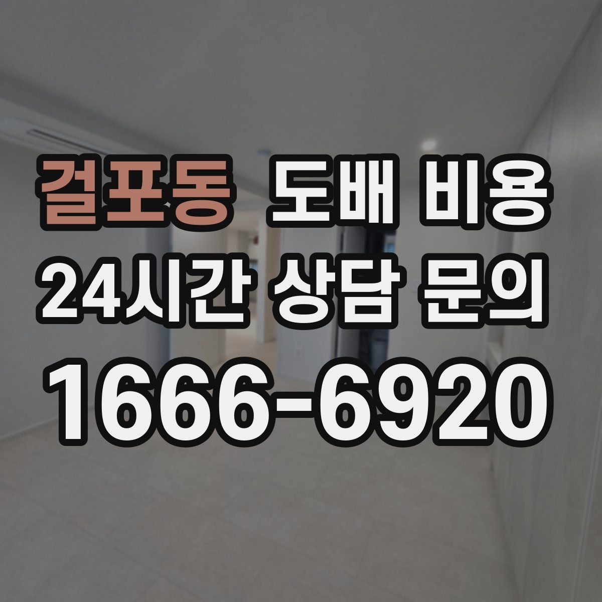 걸포동 도배 비용