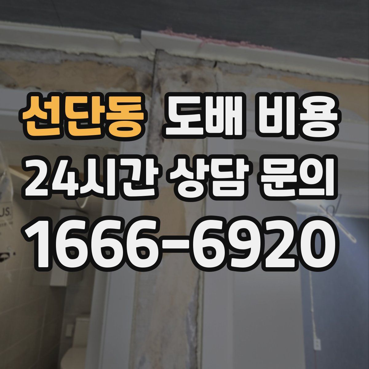 선단동 도배 비용