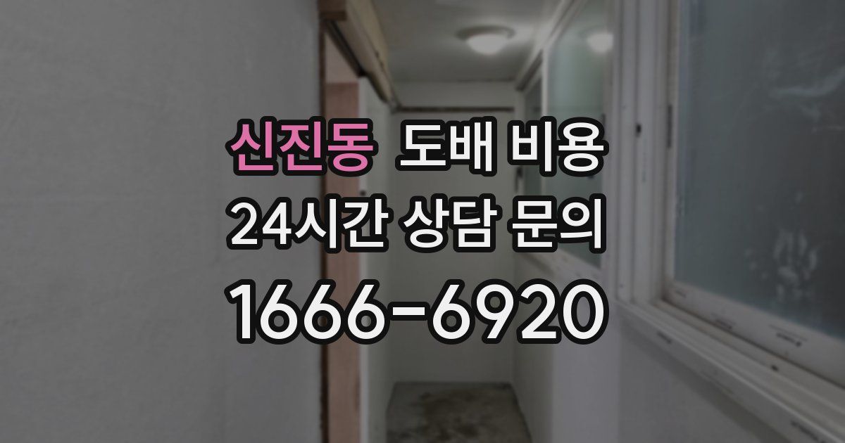 신진동 도배 비용