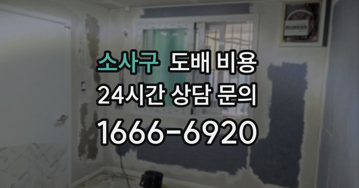 소사구 도배 비용