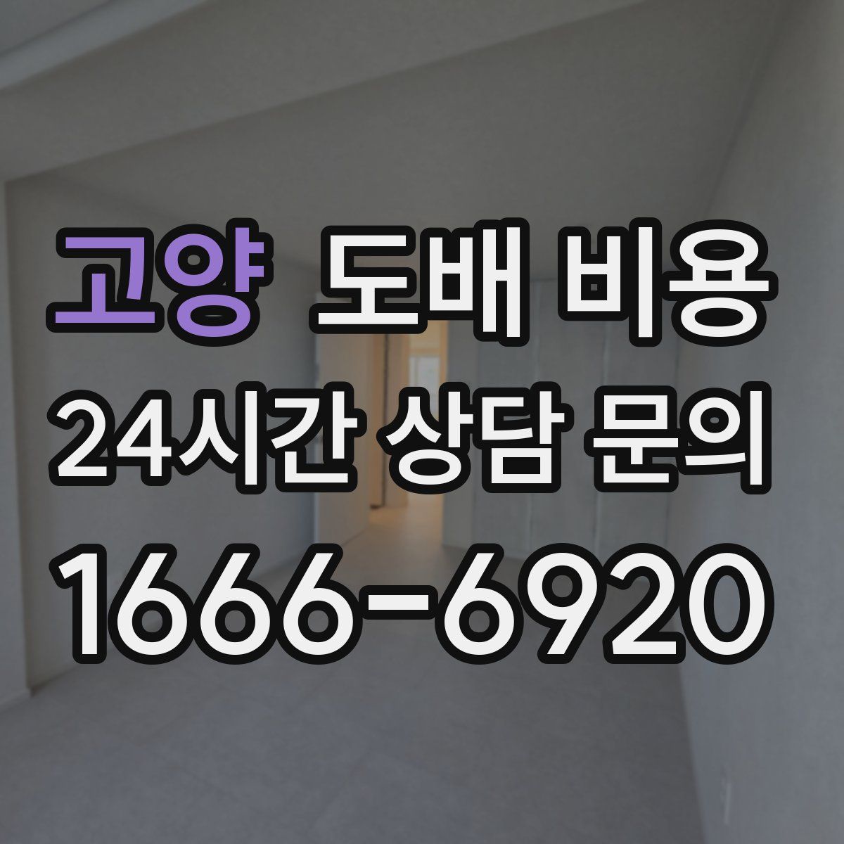고양 도배 비용