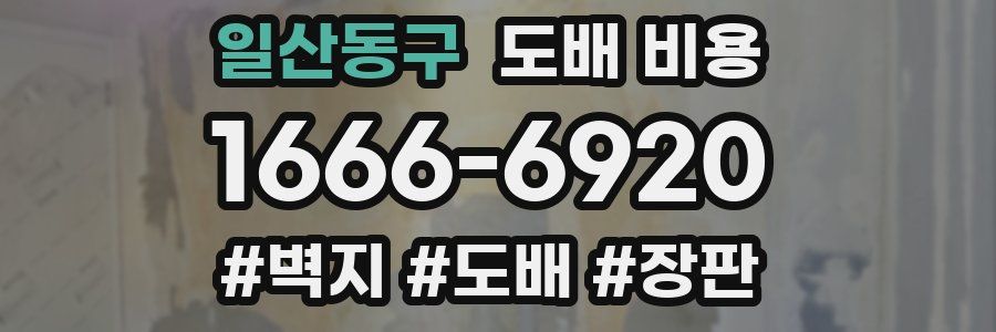 일산동구 도배 비용