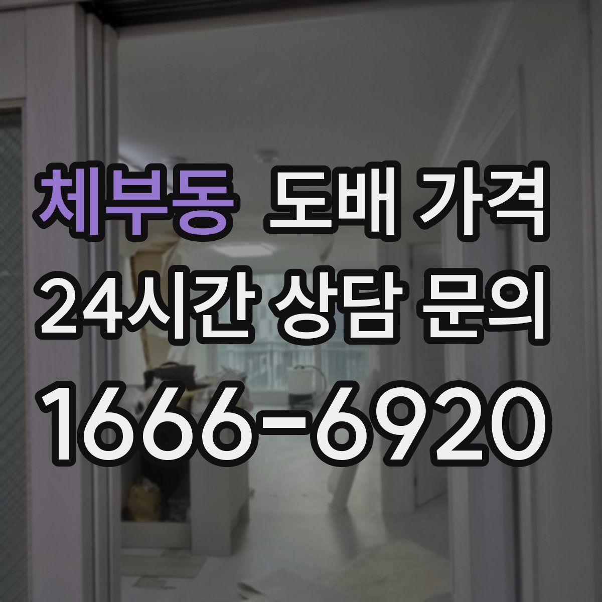 체부동 도배 가격