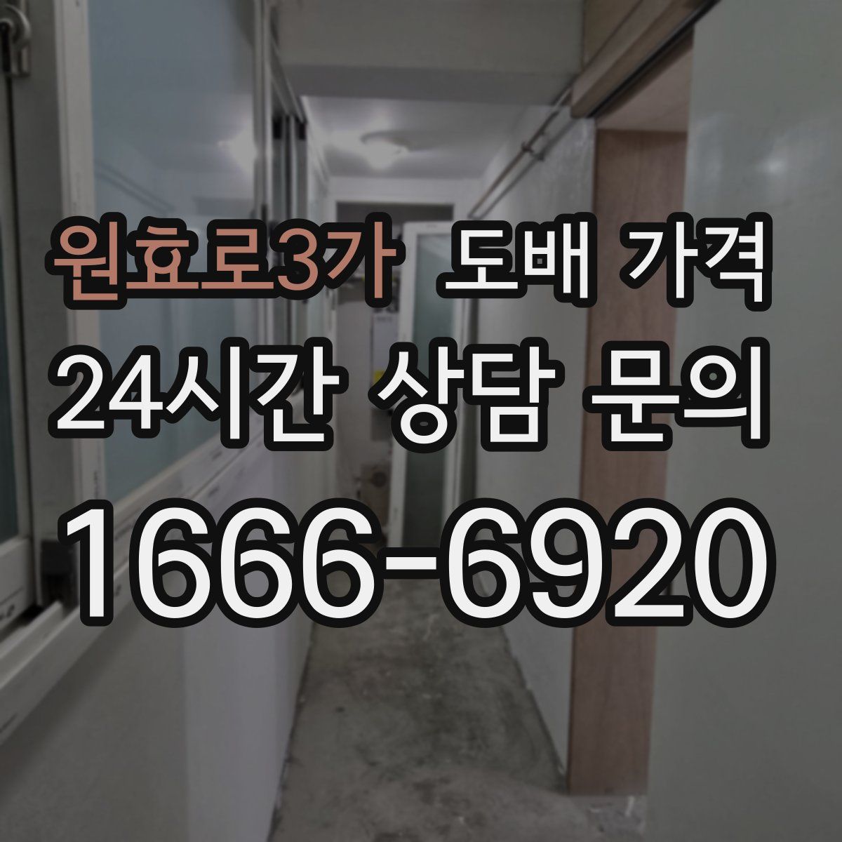 원효로3가 도배 가격